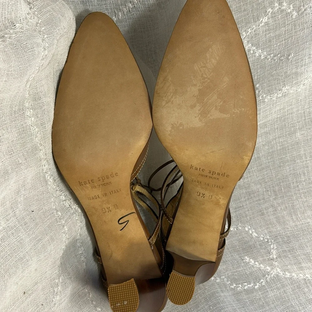 NWOT Kate Spade super soft glove leather elegant heels